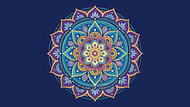 Curso guiado: Mandalas geométricas de design e tinta. Curso de Ilustração, e Bem-estar por Lizzie Snow