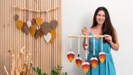 Creación de piezas decorativas con hojas de macramé. Un curso de Craft de Fernanda Campelo