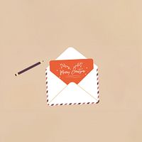 How to make your own illustrated Christmas cards: step-by-step with lettering and collage ideas