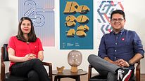 Experimenteel typografisch posterontwerp. Een cursus van Ontwerp y Kalligrafie en typografie van BlueTypo