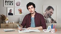 Skizzenheft für Aquarellporträts. Ein Kurs der Kategorie Illustration von Carlos Rodríguez Casado