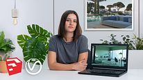 Architecturaal visualiseren met V-Ray voor SketchUp. Een cursus van 3D en animatie y Architectuur en ruimtes van María Alarcón