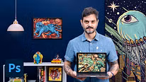 Retro Estetik ile Çağdaş İllüstrasyonlar . % Pedro Correa tarafından hazırlanan İllüstrasyon kursu