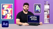 Typografische animatie met After Effects. Een cursus van 3D en animatie y Kalligrafie en typografie van Érico Santana
