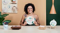 Techniques de base pour broder des lettres. Un cours de Craft de Juliana Mota Giopato
