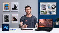 Photoshop'ta Animasyonlu İllüstrasyonlar: Benzersiz Atmosferler Yaratın . % Dylan Eurlings tarafından hazırlanan İllüstrasyon, Ve 3D ve Animasyon kursu