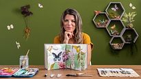 Naturalist Journaling with Watercolor. Illustration course by Berta Llonch