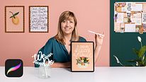 Kalligrafie en belettering met Procreate. Een cursus van Kalligrafie en typografie van Chiara Bacchini