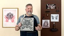Creëer modern linoleumdrukwerk. Een cursus van Illustratie y Craft van Don Kilpatrick III