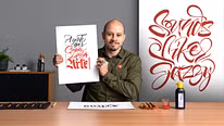 Calligraphie : composez avec différents outils et techniques. Un cours de Calligraphie , et Typographie de Diogo Delog