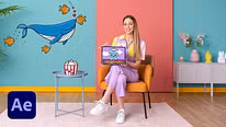 Introdução à animação 2D com After Effects. Curso de 3D, e Animação por Laura Dajana Kroschewski