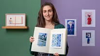 Embroidered Notebooks. Craft course by dominique schwarzhaupt