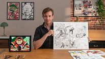 Criação de quadrinhos com fortes narrativas visuais. Curso de Ilustração por Reilly Brown
