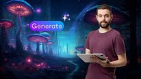 Creación de imágenes generadas con IA para inspiración creativa. Un curso de Marketing, Negocios e Inteligencia Artificial de Ben Mornin