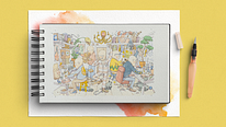 Guided Course: Create a Balanced and Visually Appealing Sketchbook. Illustration course by Mattias Adolfsson
