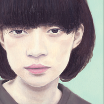 Portada ilustrada con óleo para: Tokio Blues, de Haruki Murakami