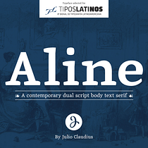 Aline Text - A modern Slab Serif Typeface for text | Graduation Project [Update]