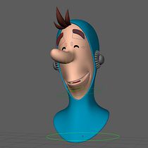 Mi Proyecto del curso: Rigging: articulación facial de un personaje 3D pero en Blender