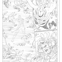 comic Uncanny Avengers - pencil