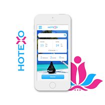 App de reservas de hoteles exóticos