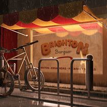 Escenario exterior CGI