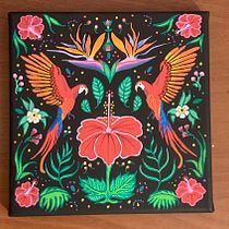 My project in Introduction to Floral Illustration with Acrylic course