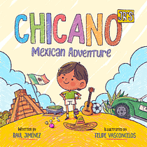 Il mio progetto di corso: L'avventura messicana di Chicano Jr. (Illustrazione per bambini per pubblicazioni editoriali)