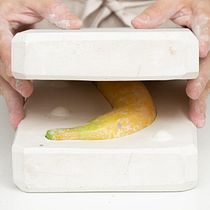 Banana mold and ceramic development