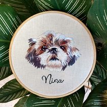 Retrato bordado da Nina