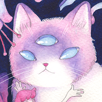 Mi Proyecto del curso: Animalario botánico: acuarela, tinta y grafito