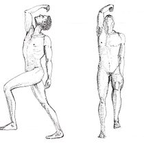 Prácticas de poses artísticas. 