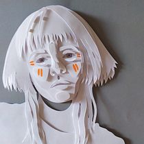 3D portraits with paper layers