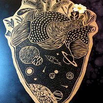 Mi Proyecto del curso: Grabado en relieve y estampación contemporánea