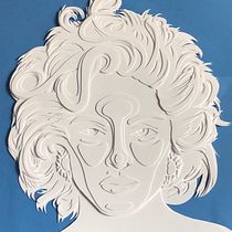 Mi Proyecto del curso: Retratos 3D con capas de papel - Madonna 
