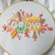 My project in Introduction to Raised Embroidery course