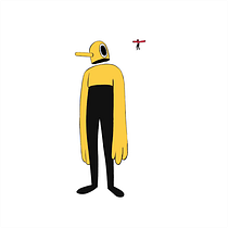 Gigante amarillo de brazos largos