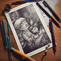  Ilustración y narrativa visual con grafito / Un recuerdo