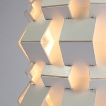 Lámpara modular de paneles blancos