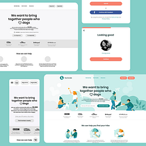 User experience overhaul for dog sharing community to improve homepage conversion and the registration process