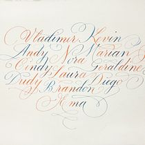 Mi Proyecto del curso: Caligrafía inglesa de la A a la Z. 