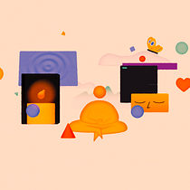 Meditación abstracta en 3D