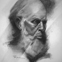 Mi Proyecto del curso: Retrato realista al carboncillo