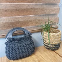 Crochet purse