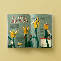 El viaje del polen ilustrado