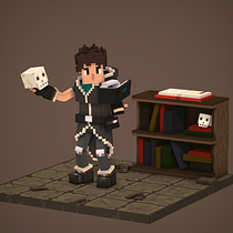 Voxel Art - Mage Character