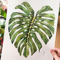 Mi Proyecto del curso: Acuarela botánica para estampados