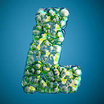 Meu projeto do curso: Lettering 3D animado com X-Particles