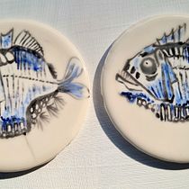 My project in Hand-Painted Ceramics course