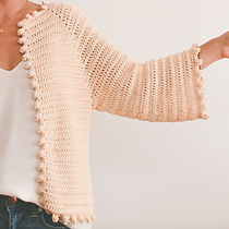 Mi Proyecto del curso:  Top-down: prendas a crochet de una sola pieza