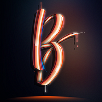 Il mio progetto del corso:  Lettering digitale su Photoshop con riflessi e colori vivaci